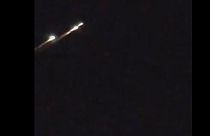 Central American sky lit up by spectacular meteor burst