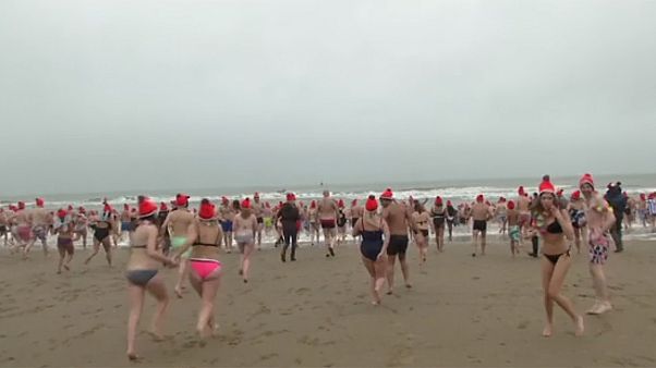 Neujahrsschwimmen in Scheveningen Neujahrsschwimmen in Scheveningen