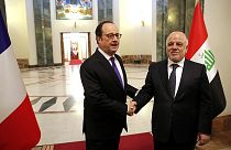 French president reaffirms support for anti-ISIL mission in Iraq with New Year visit