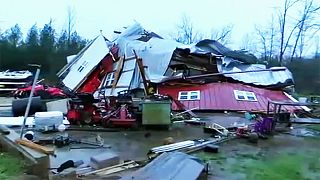 Tornades et inondations dans le sud-est des Etats-Unis