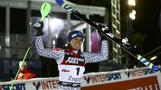 Alpine skiing: Velez-Zuzulova returns to winners circle as Shiffrin fails to finish