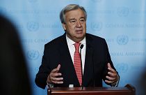 Erster Arbeitstag in New York: Neuer UN-Generalsekretär Guterres tritt Posten an