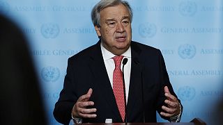 First day at the office for new UN chief Antonio Guterres