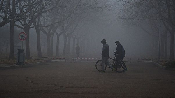 Szmogban fuldoklik Peking Szmogban fuldoklik Peking