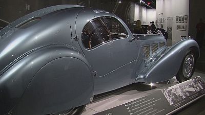 Bugatti exhibition at the Peterson Automotive Museum in Los Angeles