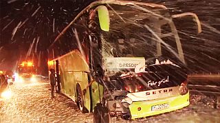 Tempête de neige et inondations en Allemagne