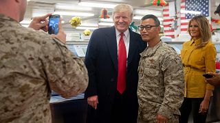 Image: Seal 5 Chaplain Jyu Lee, Donald Trump
