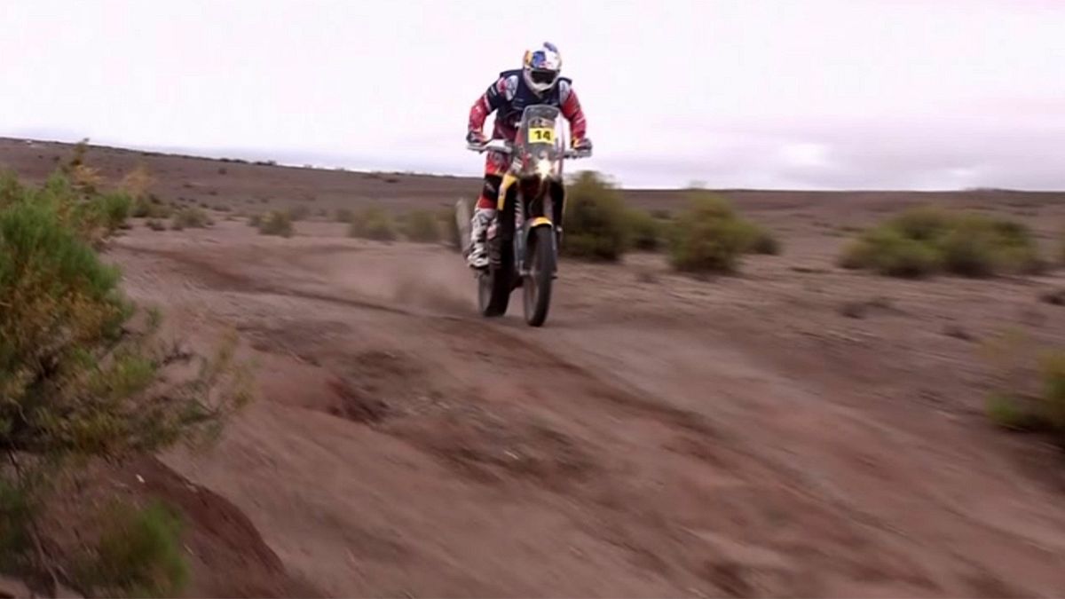 Britain's Sunderland wins stage five of Dakar Rally