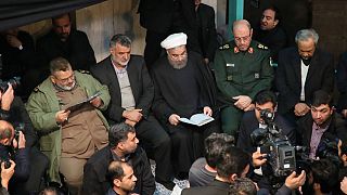 عکس هایی از مراسم یادبود اکبر هاشمی رفسنجانی با حضور حسن روحانی