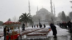 Europe's cold snap delivers a mixture of chaos and fun