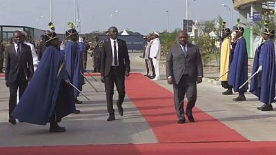 À quelques jours de la CAN 2017, Ali Bongo inaugure le stade de Port Gentil