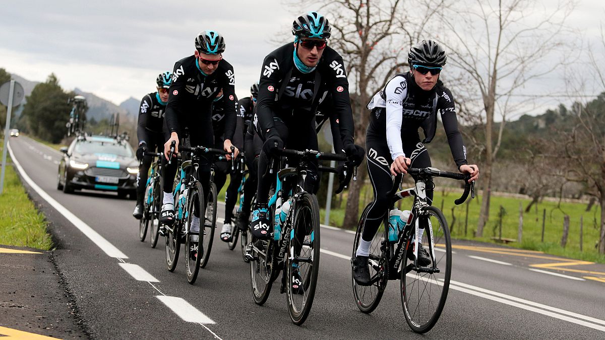Team Sky back in the saddle in Mallorca training