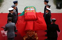 Portugal holds state funeral for former president Mario Soares