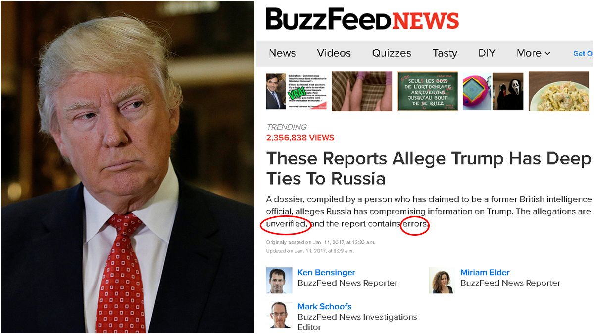 Why did BuzzFeed publish unverified allegations on Trump's Russia ties?
