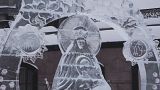 Sainte compétition de sculptures en Russie