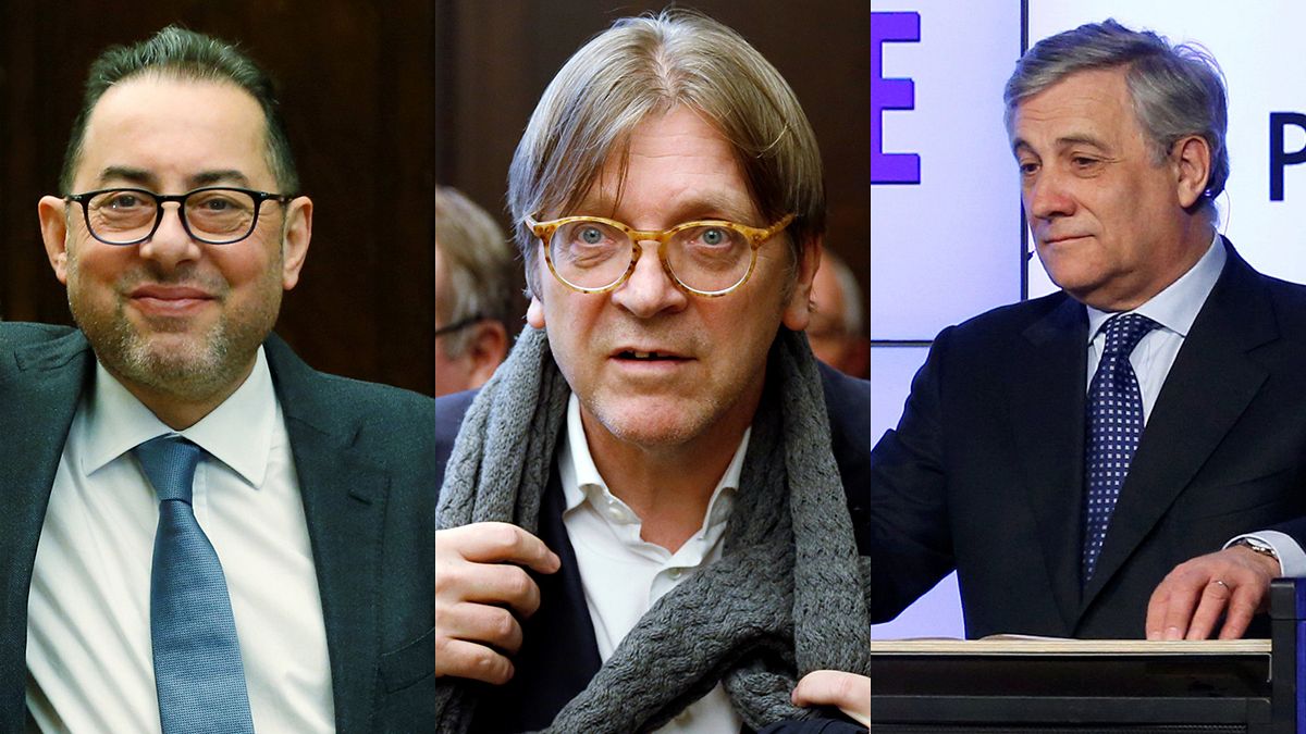 Tajani, Pitella e Verhofstadt lutam pela liderança do Parlamento Europeu
