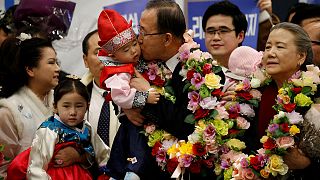 Ban insinúa su deseo de presentarse a las presidenciales en su retorno a Corea del Sur