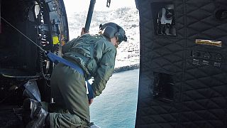 Σκόπελος: Επιχείρηση διάσωσης εγκλωβισμένων με ελικόπτερο της Πολεμικής Αεροπορίας - ΒΙΝΤΕΟ