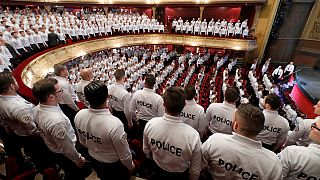 More than 800 new French police officers welcomed to the job