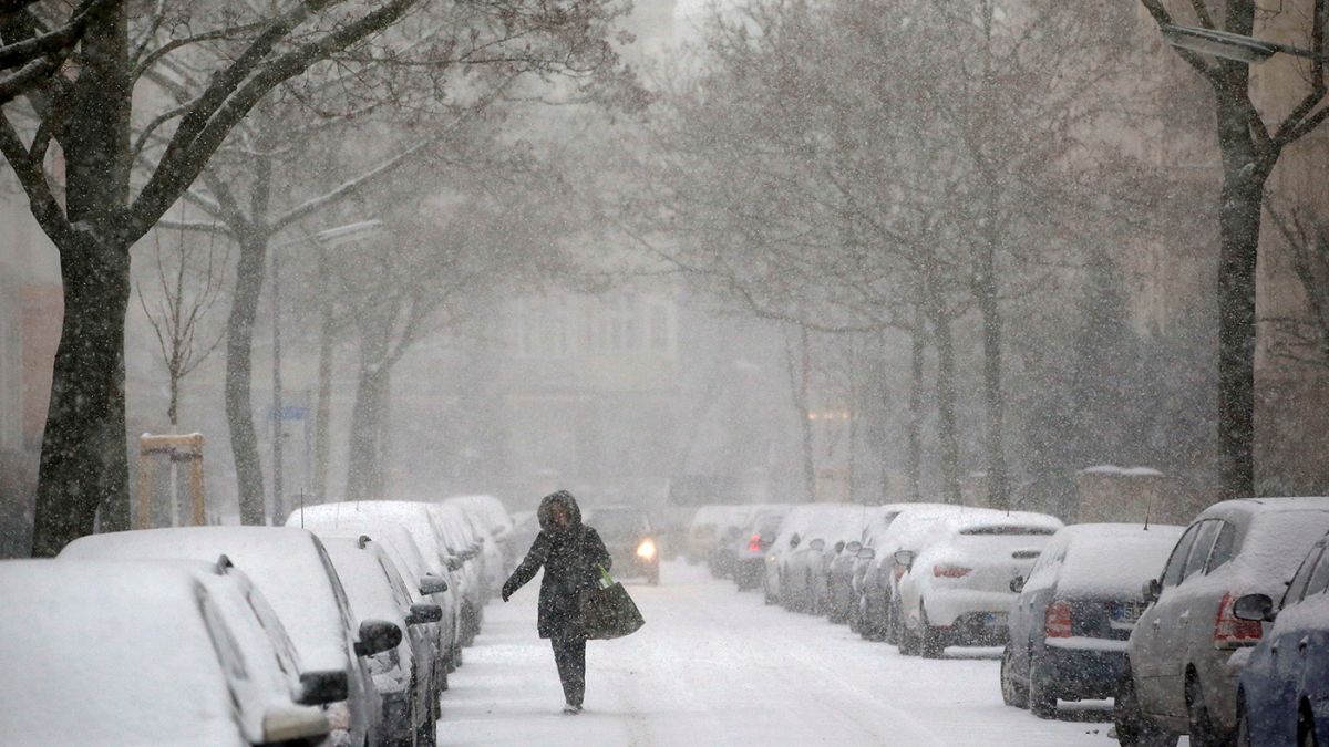 Winterstürme und Schneechaos in weiten Teilen Europas