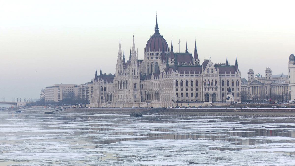 Лёд на Дунае