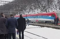 Sérvia: Comboio polémico parado antes de entrar Kosovo