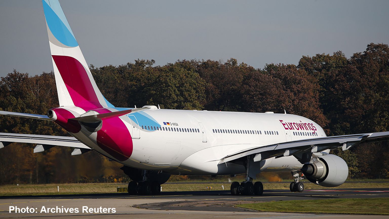 Eurowings'te bomba paniği