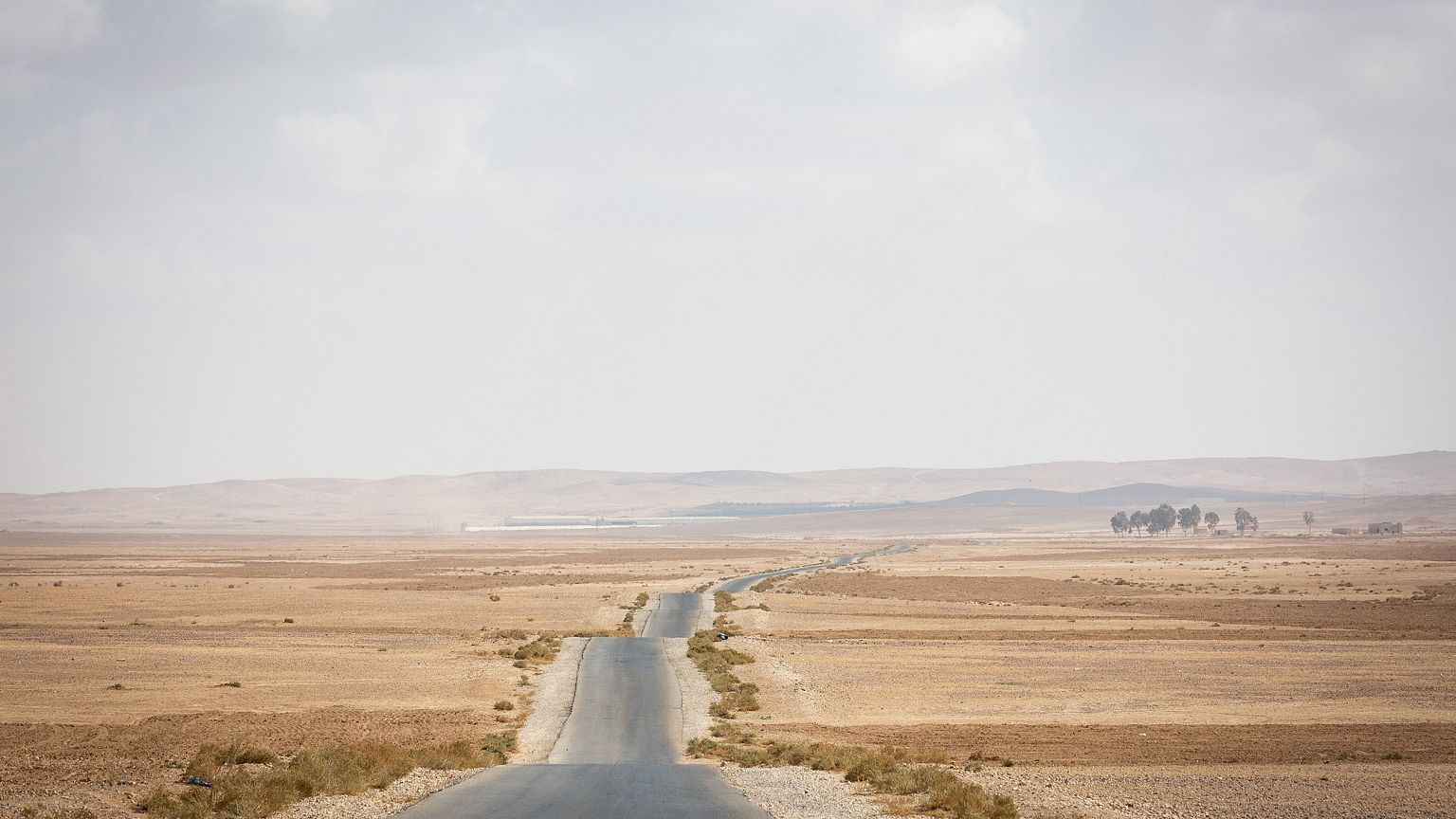 Image: A barren field south of Amman, Jordan's capital. This area is propos
