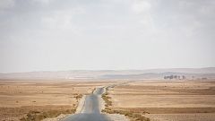 Image: A barren field south of Amman, Jordan's capital. This area is propos
