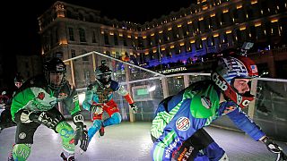 Παγοδρομία ταχύτητας: «Χόρεψαν» στον πάγο της Μασσαλίας οι παγκόσμιοι πρωταθλητές
