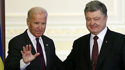 Letzter Besuch in Minsk: Biden sichert Ukraine weiter Unterstützung zu