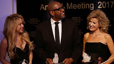 Shakira, Whitaker e Mutter premiados em Davos