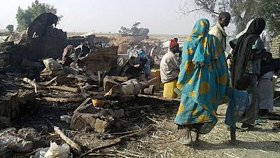 Scores dead as Nigerian warplane mistakenly strikes refugee camp