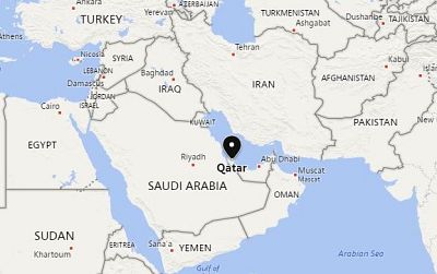 Qatar is an emirate located on the Arabia Peninsula.
