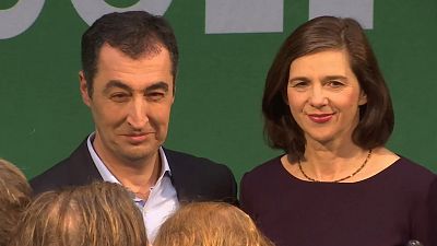 Verdes escolhem líderes de campanha e não descartam coligação com Merkel