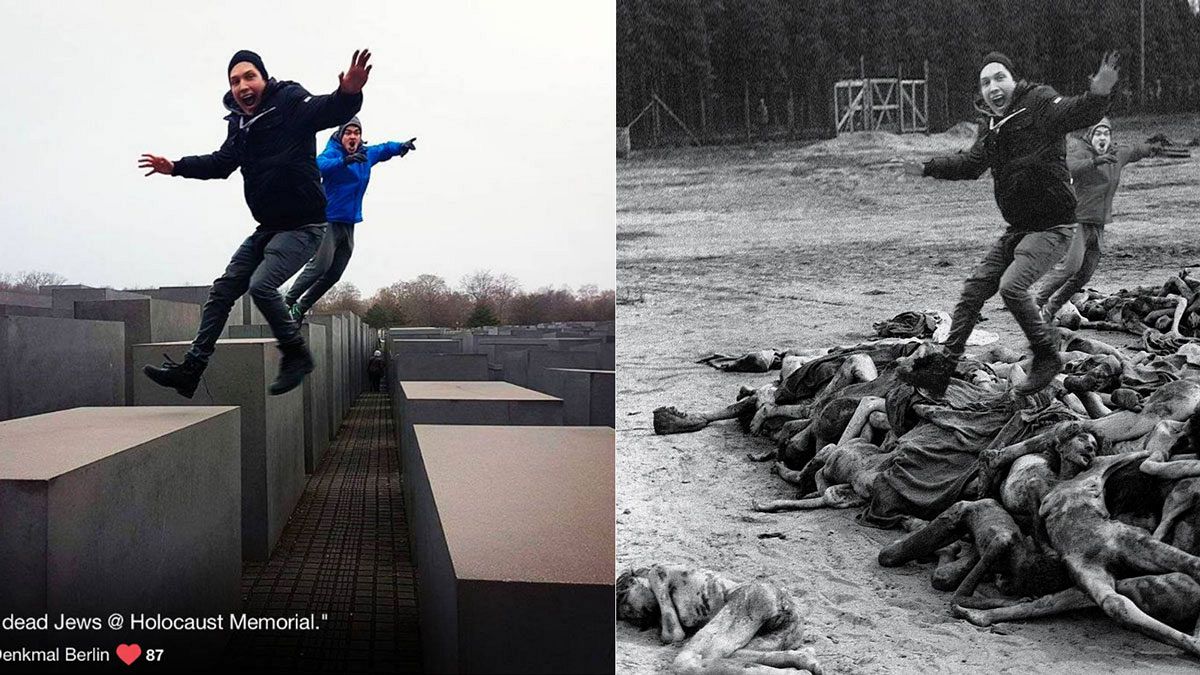 "Yolocaust", una cruda sátira sobre los turistas y sus selfis en el monumento del Holocausto
