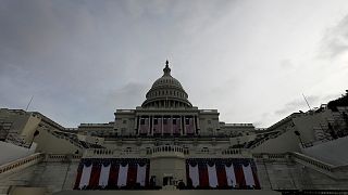 Donald Trump lands in Washington for Friday's inauguration