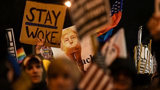 Protestos contra Trump em Washington e Nova Iorque