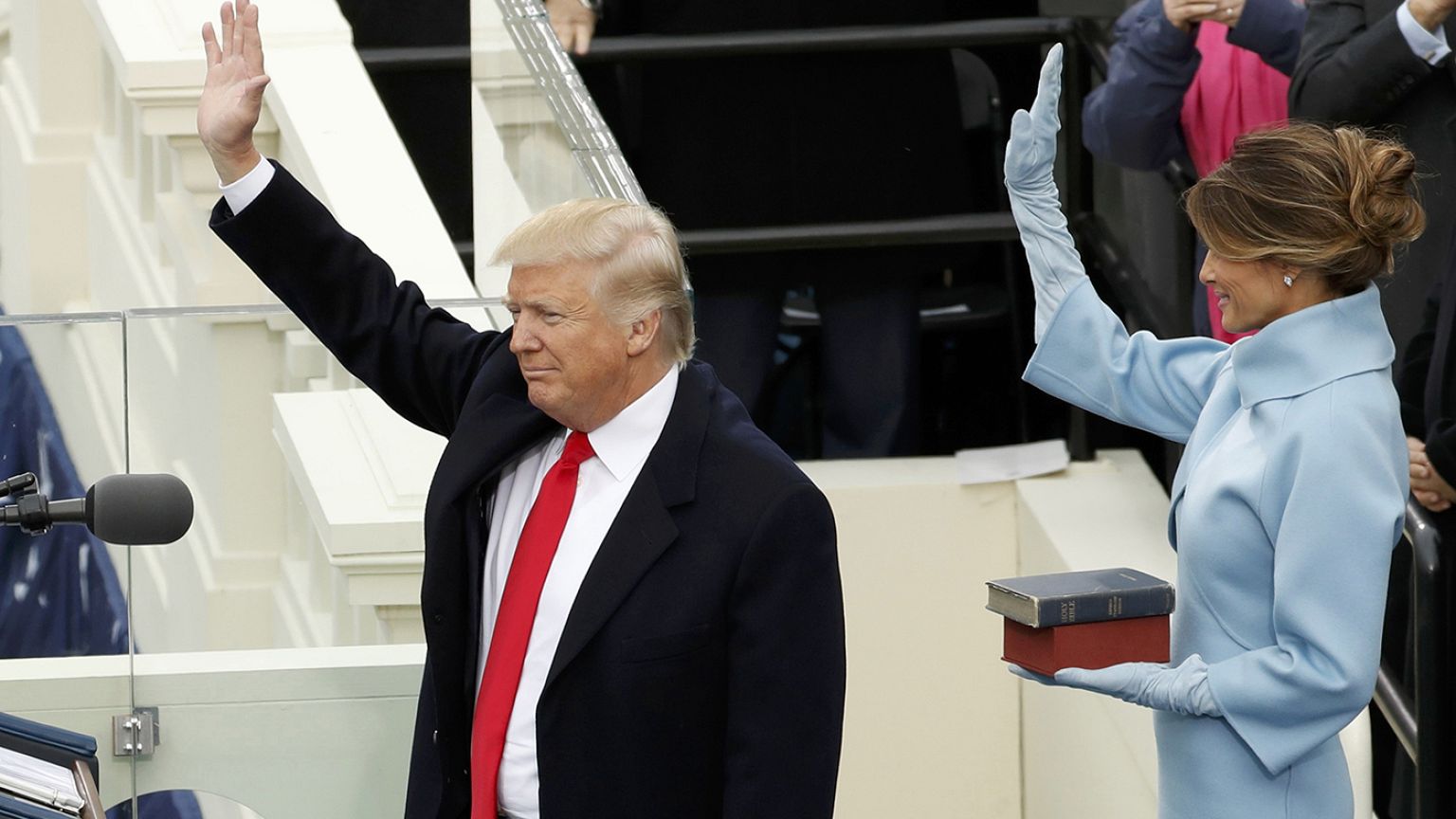 L'investiture de Donald Trump en images