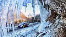 Neuville takes the lead at a crash-hit Monte Carlo Rally