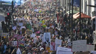 Marchas contra Trump por toda Europa