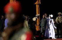 Gambia's former leader Yahya Jammeh flies into exile