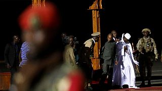 Gambia's former leader Yahya Jammeh flies into exile