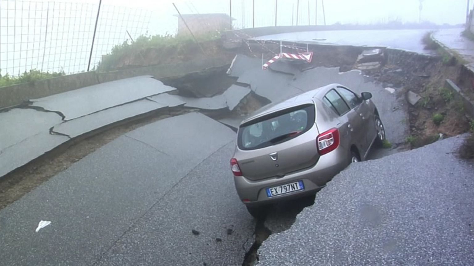 Bad weather in Italy