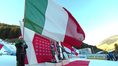اسکی آلپاین زنان: دو ایتالیایی بر روی سکوی مارپیچ بزرگ
