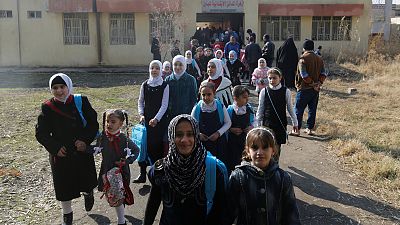 کودکان موصل به مدرسه بازمی گردند