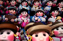 Bolivya'nın renkli minyatür festivali