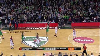 CSK Moskova Zalgiris Kaunas'a boyun eğdi