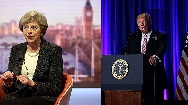 Theresa May incontra Donald Trump Theresa May incontra Donald Trump