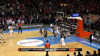 فوز ريال مدريد وميلانو في الدوري الأوروبي لكرة السلة